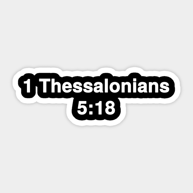 1 Thessalonians 5:18 Sticker by Holy Bible Verses